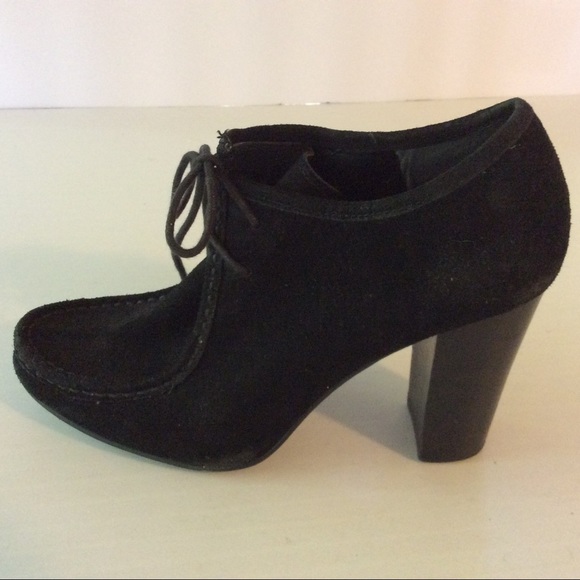 Lauren Shoes - Lauren Suede Pants Shoes Size 6 Lace Up Heels